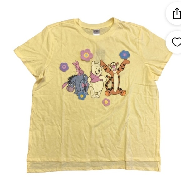 NWT woman’s Winnie the Pooh crochet character tee - Picture 2 of 7